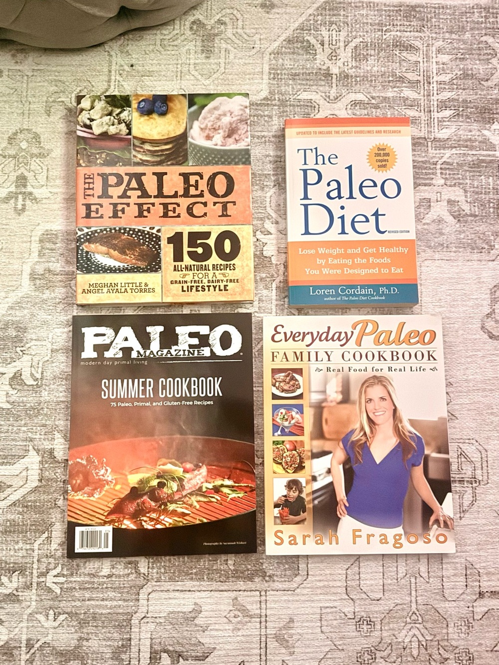 Four paleo diet cookbooks (bundled)